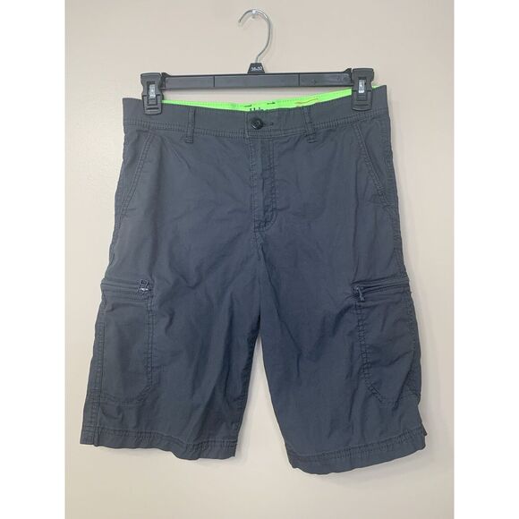 Urban‎ Pipeline Superflex Cargo Shorts Black Boys Size 20 11" Inseam - Picture 1 of 3